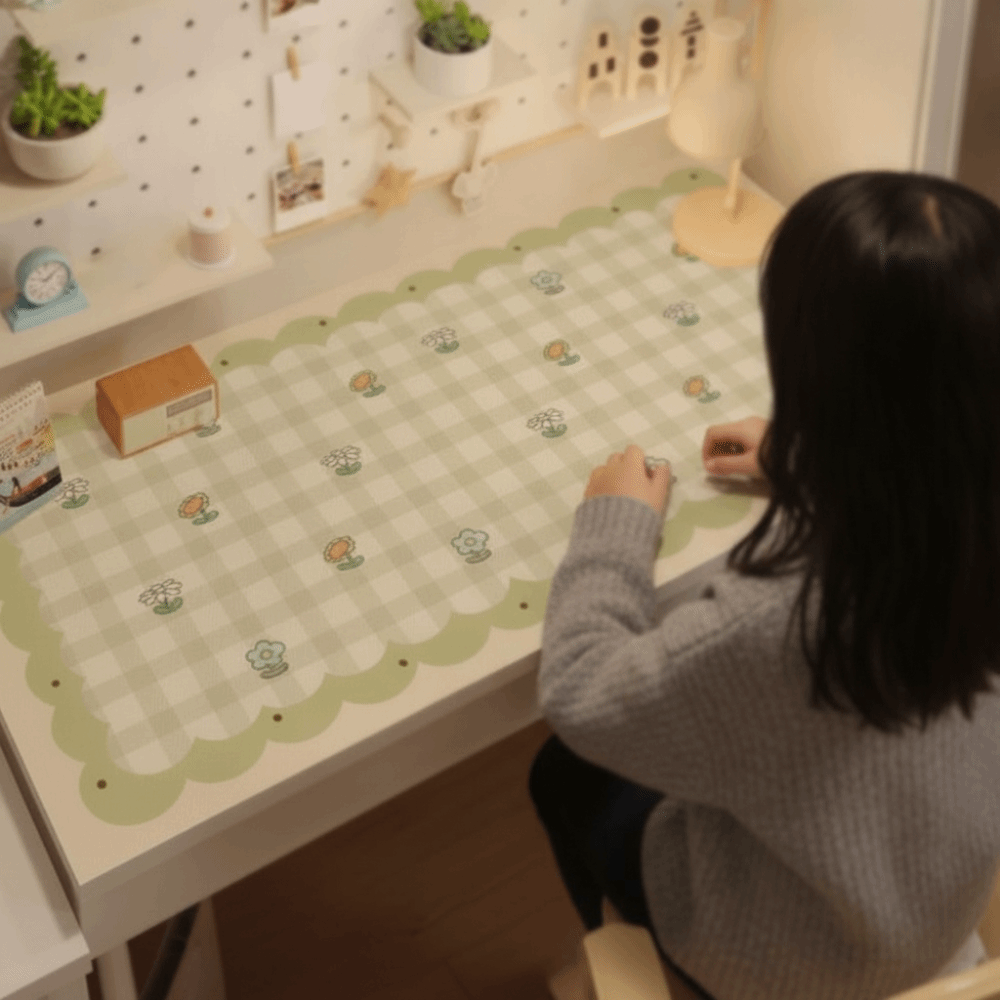 Leather Desk Pad - Çalışma Minderi Çizgi Film Desenli Masa
