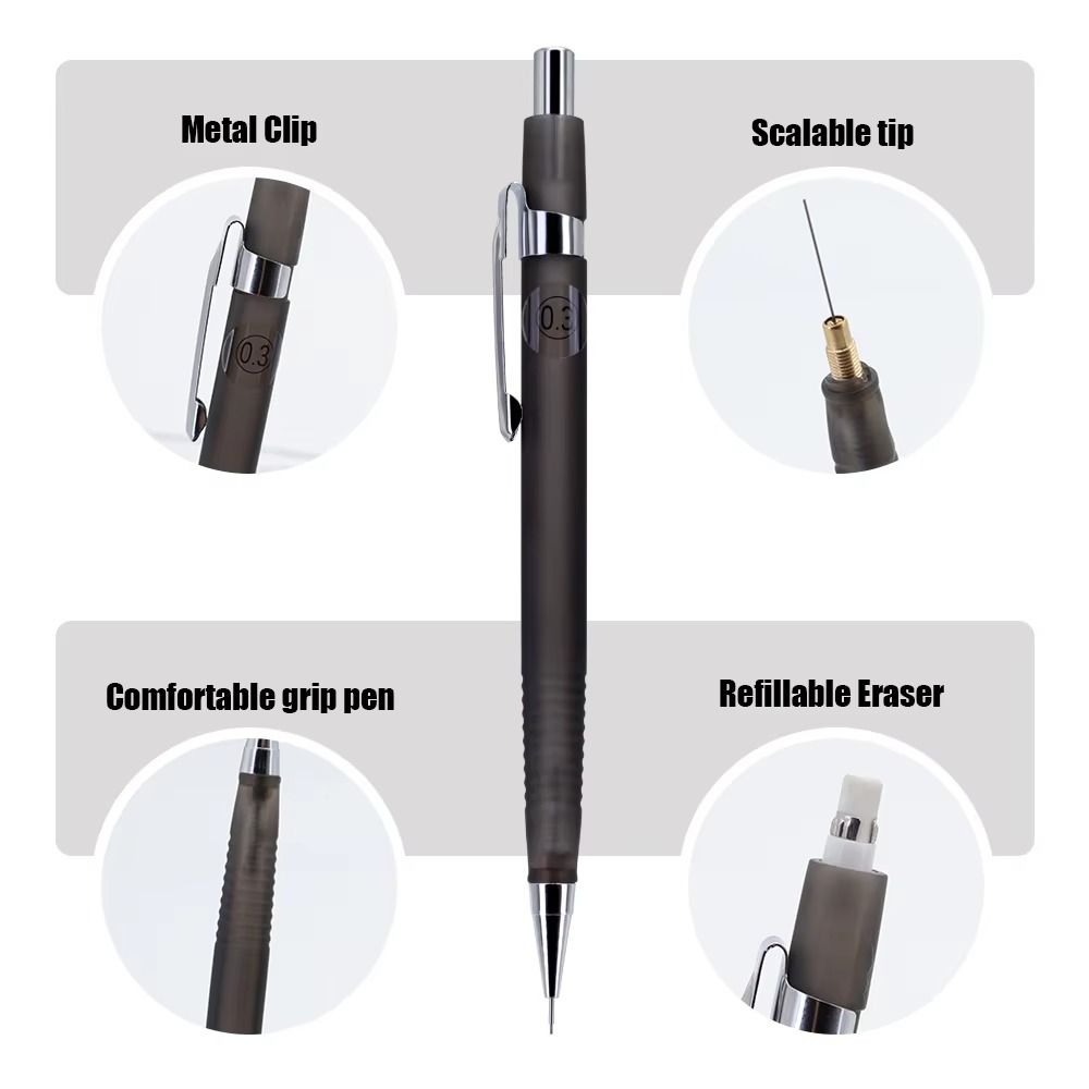 Dayanıklı 0.3/0.5/0.7/0.9mm Me - Mechanical Pencil 0.3 incelemesi ve fiyatı
