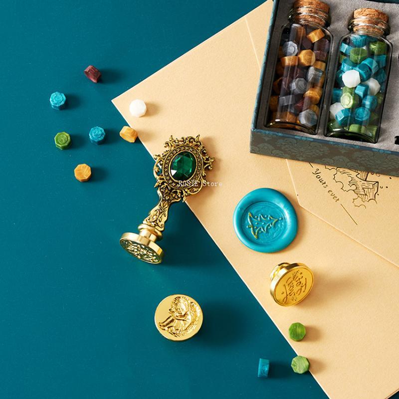 Mum Mühür Damga Seti Lake Damg - Wax Seal Stamp Set incelemesi ve fiyatı