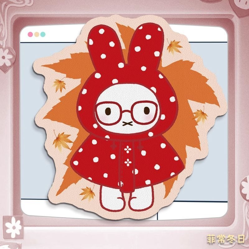 Anime Miffy Deri Mouse Pad, Bi - Leather Desk Pad incelemesi ve fiyatı