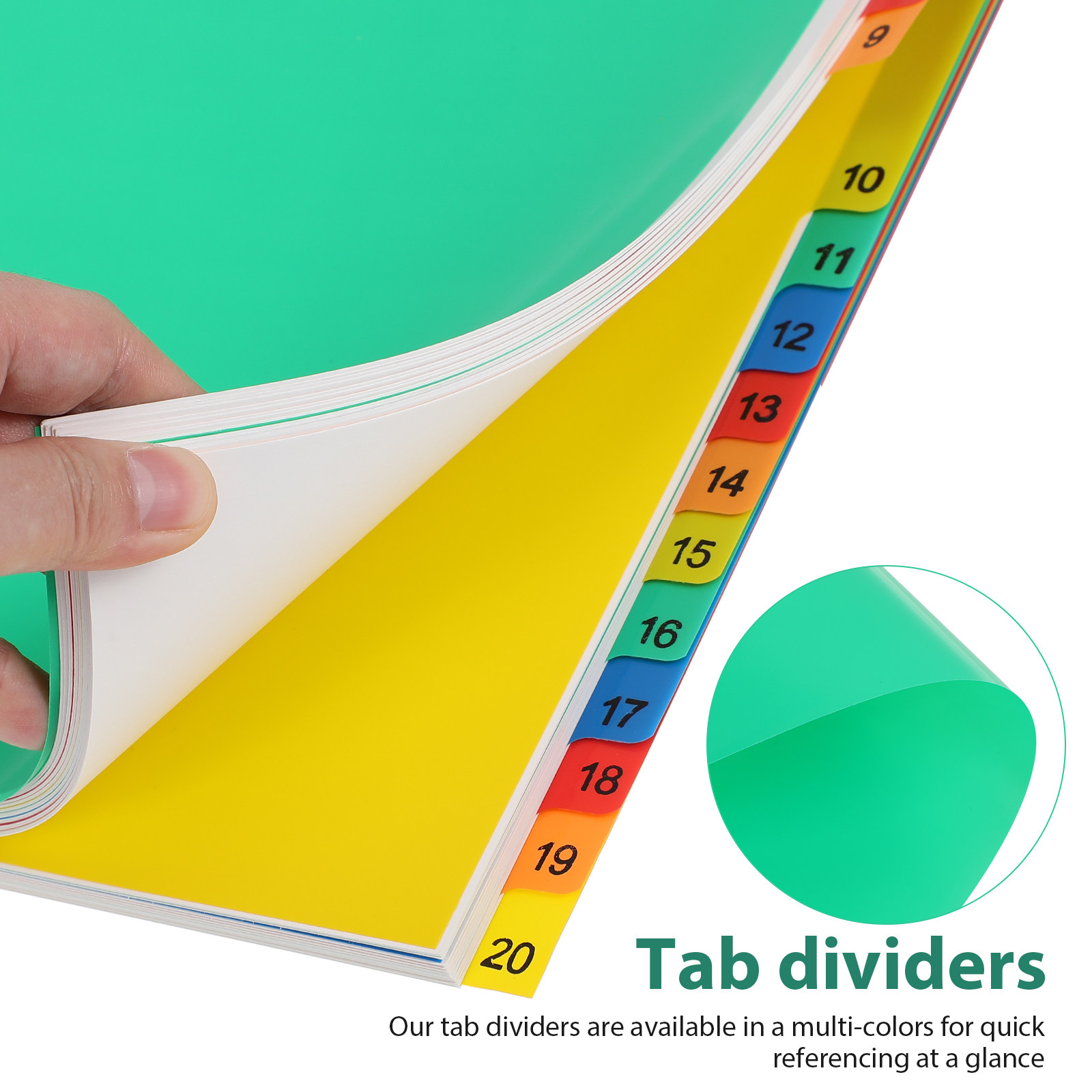 20 Sayfa A4 Boyutunda Renk Kod - Tab Divider A4 incelemesi ve fiyatı