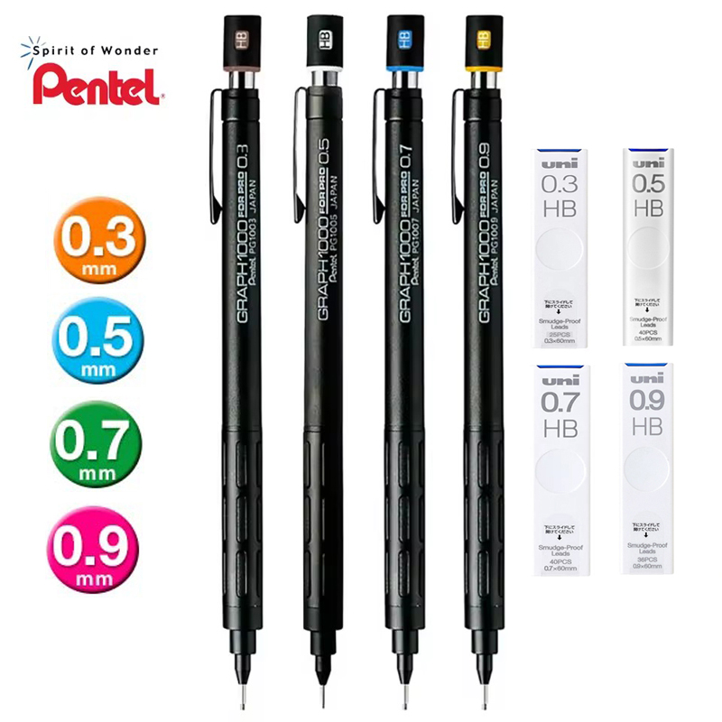 Pentel PG1000 Grafik PRO Siyah - Mechanical Pencil 0.3 incelemesi ve fiyatı