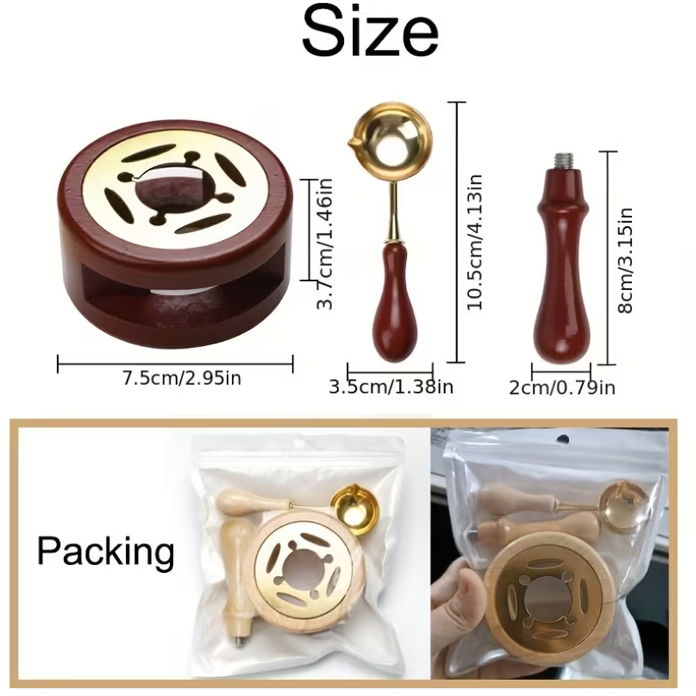 Kişiselleştirilmiş Mum Mühür D - Wax Seal Stamp Set incelemesi ve fiyatı