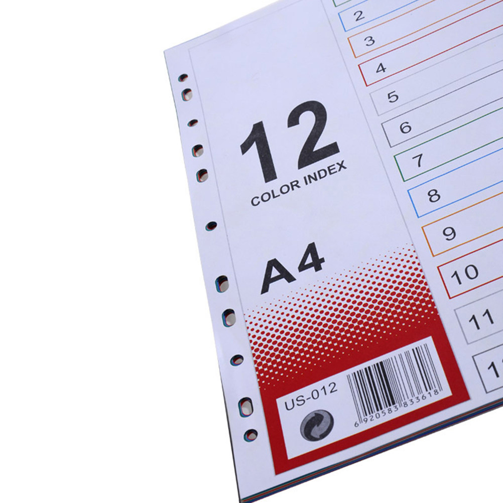 2 Adet A4 Dizin Sayfası Bölücü - Tab Divider A4 incelemesi ve fiyatı