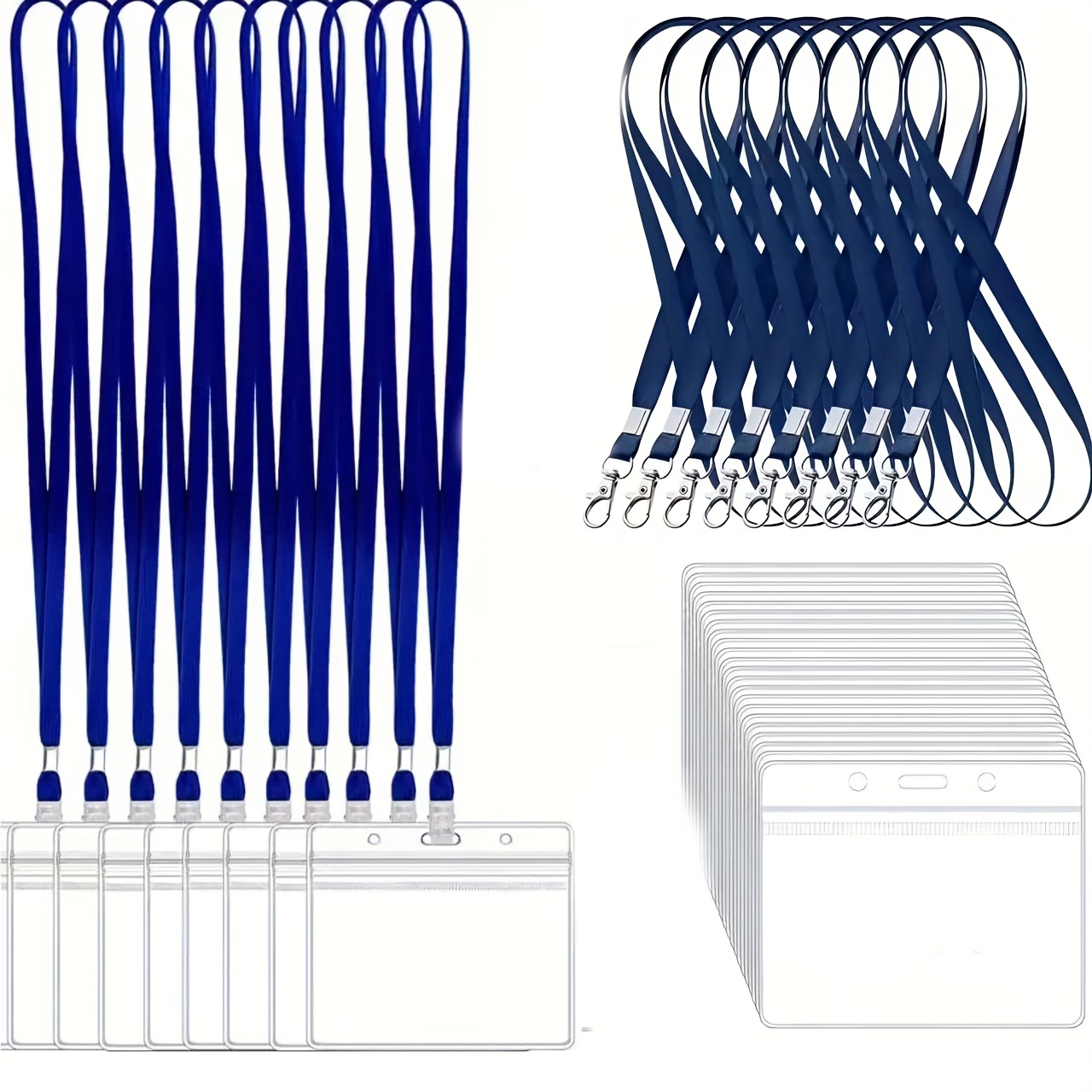 10 takım Şeffaf PVC Kimlik Kar - Index Card Holder incelemesi ve fiyatı
