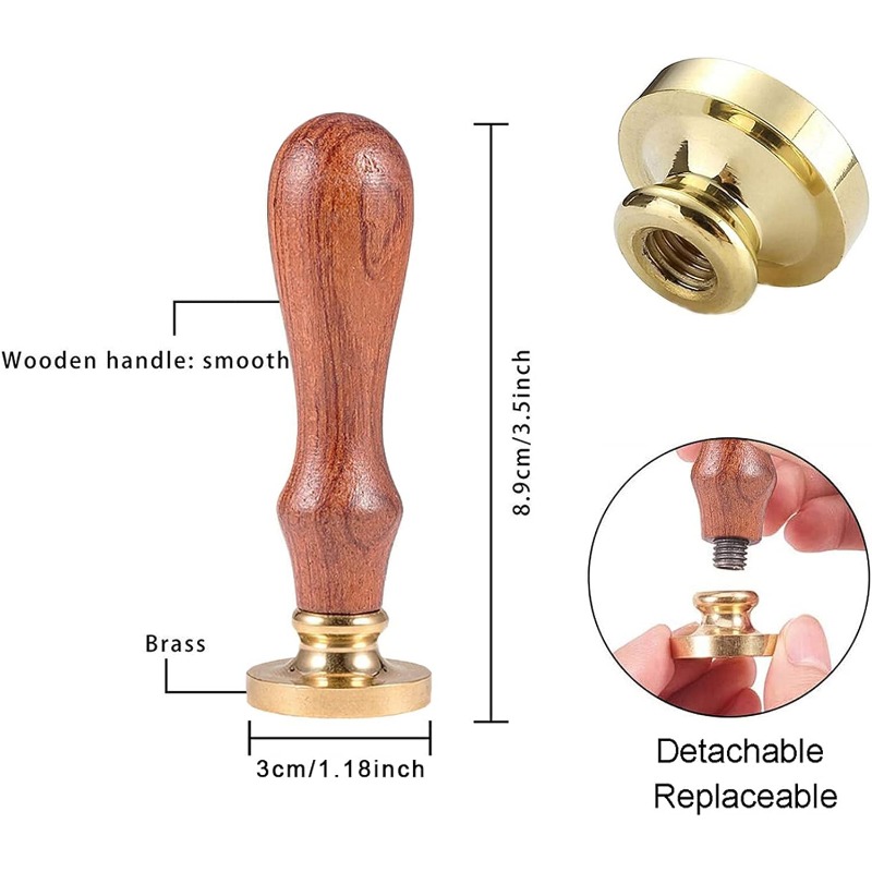 1 takım kale mühür mumu damgas - Wax Seal Stamp Set incelemesi ve fiyatı
