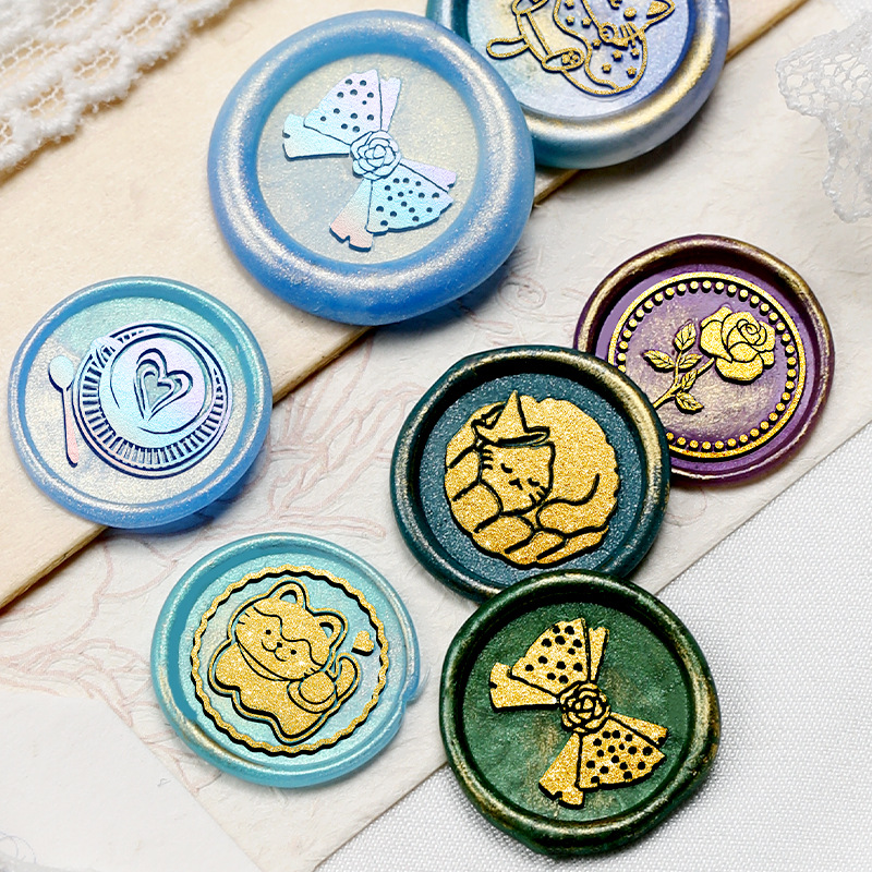 1.5x1.5 cm Mini mühür mumu Pul - Wax Seal Stamp Set incelemesi ve fiyatı