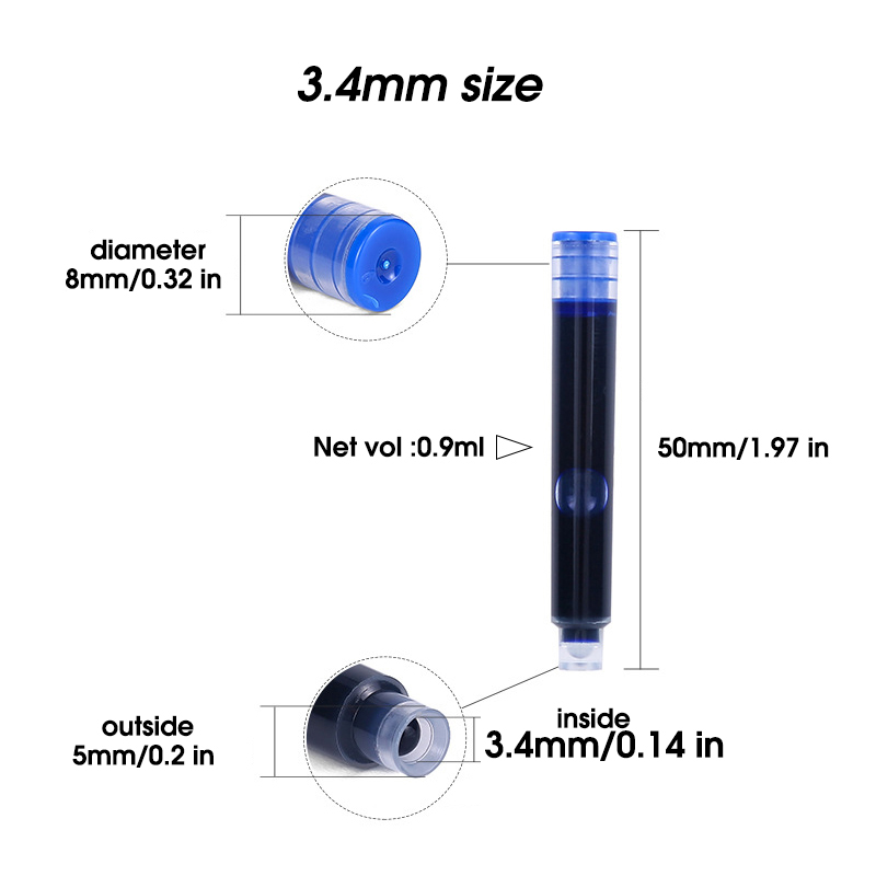 50 adet dolma kalem mürekkep k - Fountain Pen Bottled Ink incelemesi ve fiyatı