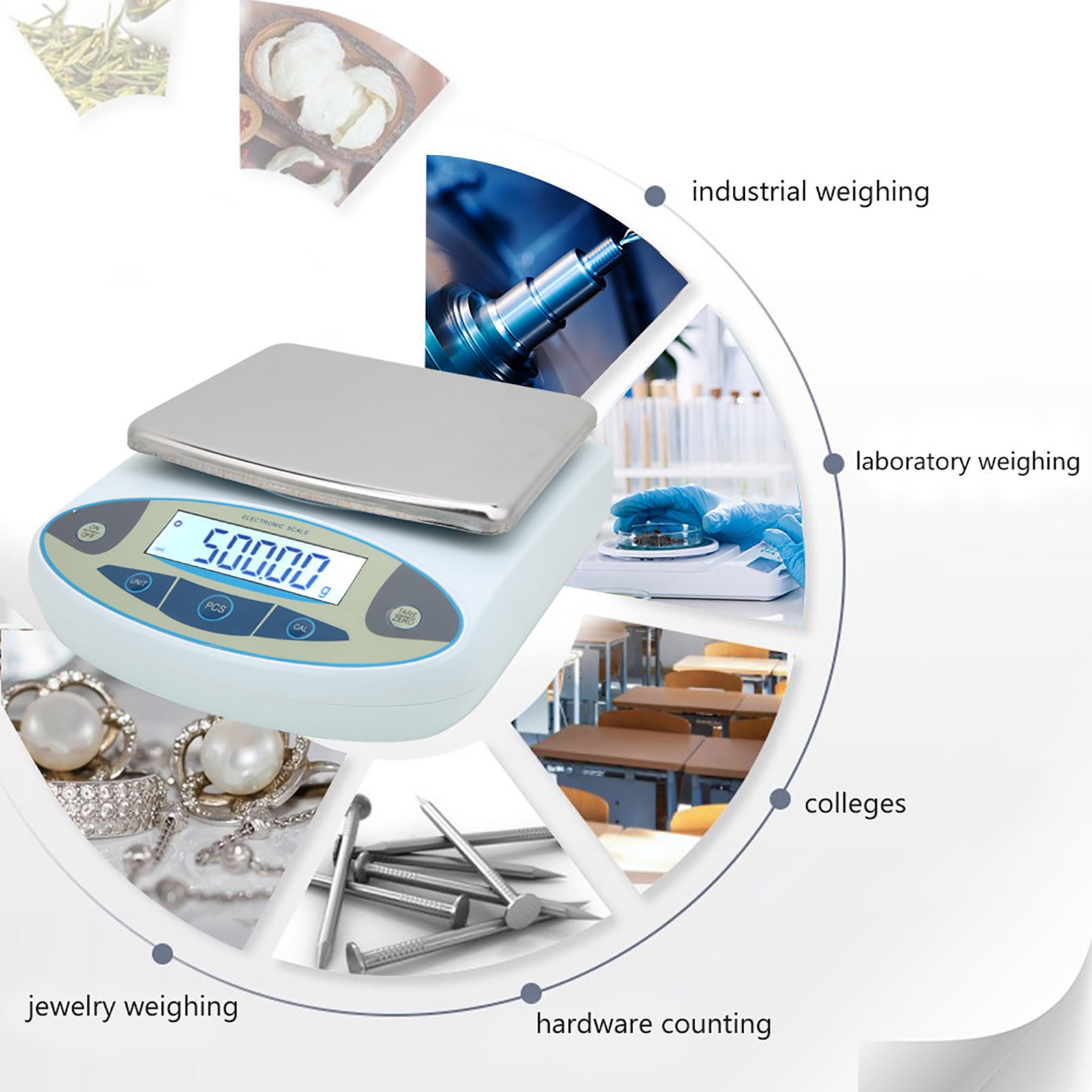 5000g 0.01g Dijital Hassas Ter - Tape Dispenser Weighted incelemesi ve fiyatı