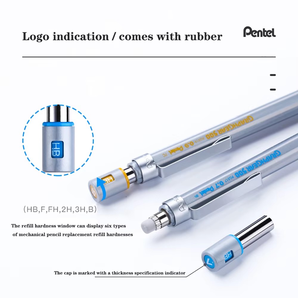 1 adet Pentel Graphgear 500 Çi - Mechanical Pencil 0.3 incelemesi ve fiyatı